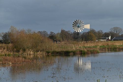 Amerikaanse windmotor Jan Durkszpolder van Klaas Leguit