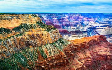 Grand Canyon vanaf de South Rim, Arizona