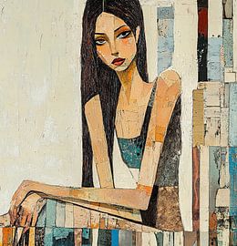 Intensity in the Eyes by Wonderful Art