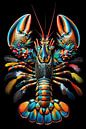 Lobster Luxe - Rainbow Lobster by Marianne Ottemann - OTTI thumbnail