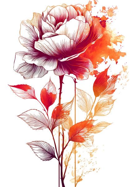 Wildflower Meadow Evergreen flowers 11 by JBJart Justyna Jaszke