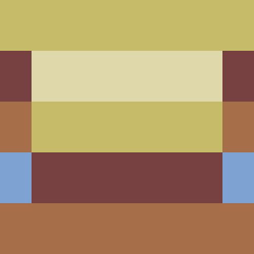 Abstract geometrisch in retro kleurenpalet