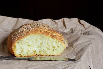 Wit brood met sesam