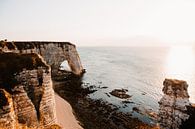 Die Küste von Frankreich, Etretat von Lindy Schenk-Smit Miniaturansicht