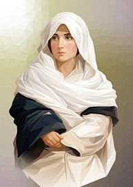 Griechische Frau, Brusa (Low-Poly) von Low Profile