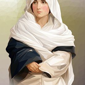 Griechische Frau, Brusa (Low-Poly) von Low Profile