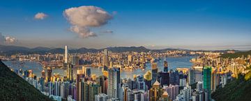 Hong Kong harbour panorama