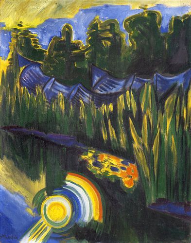 Max Pechstein - Zon in het riet, 1921