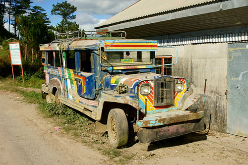 An old jeepney in the Philippines