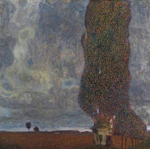 Le grand peuplier II (tempête de rassemblement), Gustav Klimt