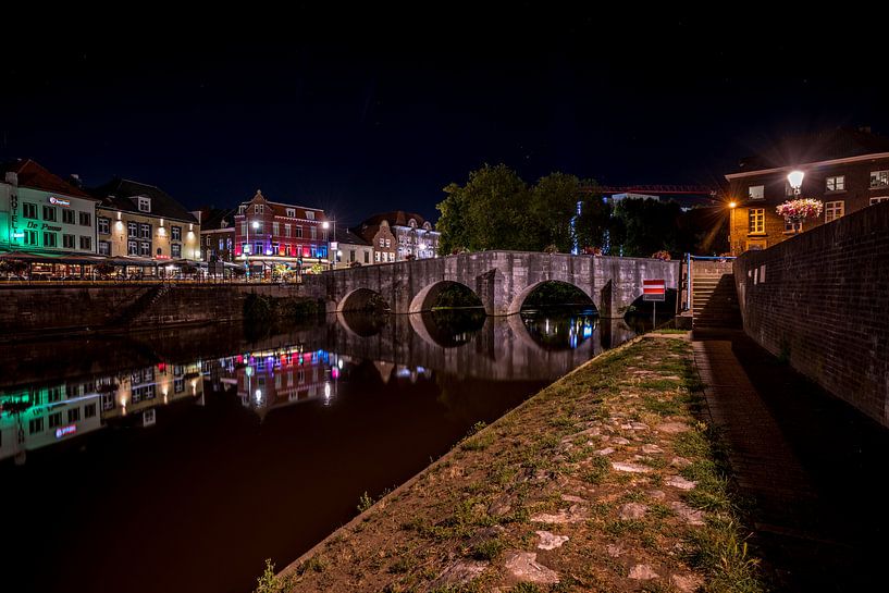 Roermond by night von Maurice Meerten