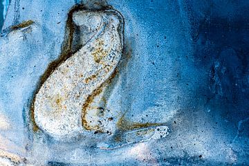 rusty beauty in blue by Dieter Walther