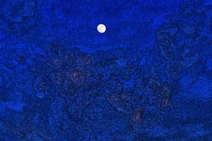 Sterrennacht met volle maan