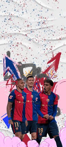 Les trois mousquetaires du FC Barcelone