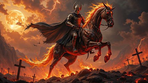 DRAEVOK - De Demon op zijn Helse Paard