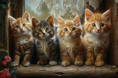 katten in en rondom het huis