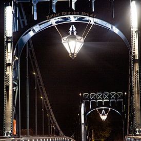 De Kaiser-Wilhelm-brug in Wilhelmshaven van Rolf Pötsch