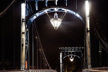 De Kaiser-Wilhelm-brug in Wilhelmshaven van Rolf Pötsch