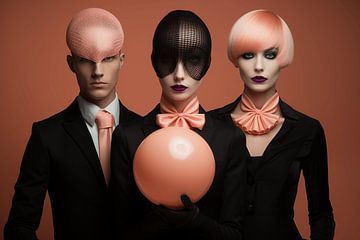 Le bal masqué futuriste sur Karina Brouwer