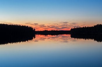 Silhouette reflection more in Finland