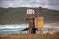Pirate flag on Sardinia