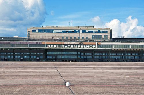 Verlaten voormalige luchthaven Berlijn-Tempelhof