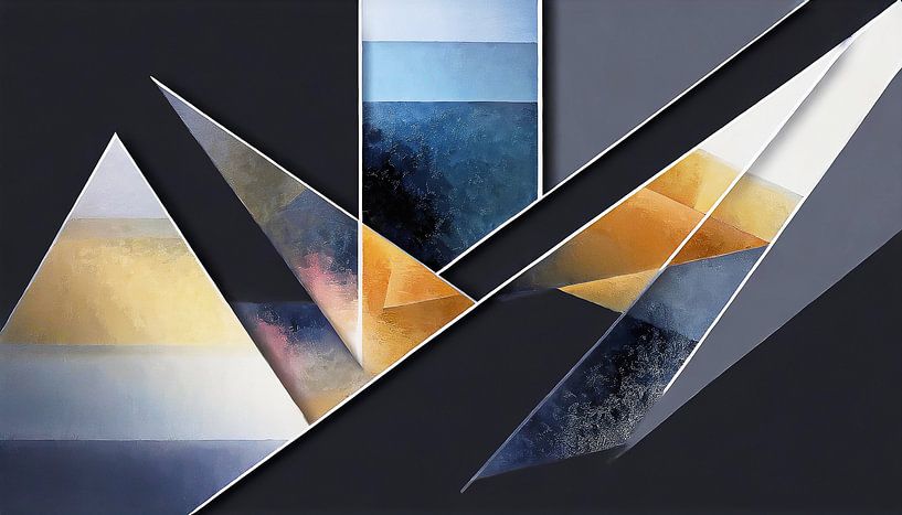 Kunst mit Muster und Formen von Mustafa Kurnaz
