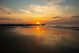 Sunset Westkapelle, Zeeland Niederlande