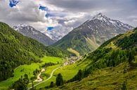 Vent dorp in de Tiroler Alpen in Austira tijdens de lente van Sjoerd van der Wal Fotografie thumbnail