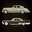 Rolls Royce Silver Cloud III 1963 en Cadillac Eldorado Brougham 1957 van Jan Keteleer thumbnail