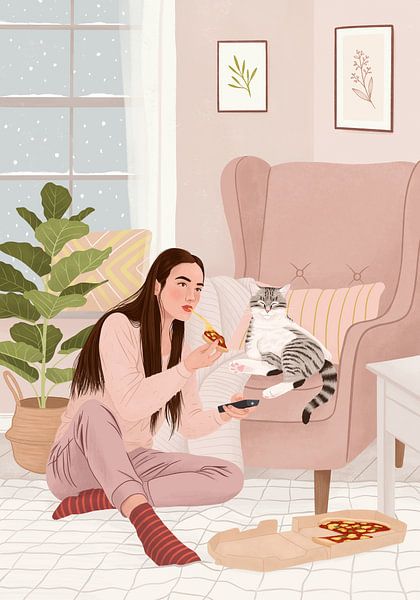 Nuit de la pizza par Petra Holíková