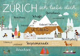 Zurich I love you by Green Nest