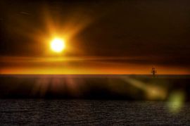 sundown at wad by JF art