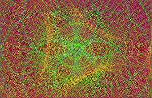 Line Game, rot und grün