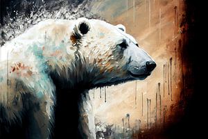 Porträt eines Eisbären