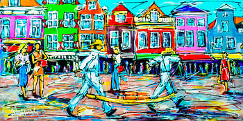 Street of Alkmaar, Cheese Carrier