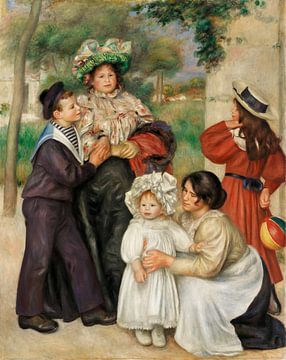 Renoir, Het gezin van de artiest (1896) van Atelier Liesjes