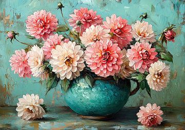 Bloemen Stilleven van Kunst Kriebels