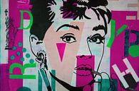 Audrey Hepburn "NYC" van Kathleen Artist Fine Art thumbnail