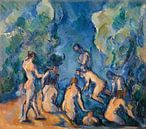 Badegäste und Badende, Paul Cézanne (ca. 1902-1904) von Atelier Liesjes Miniaturansicht