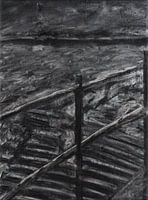 Auf der Treppe
