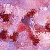 Abstract in Mauve en Rood van Maria Meester
