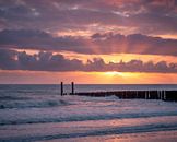 Kleurrijke zonsondergang in Zeeland van Sander Grefte thumbnail