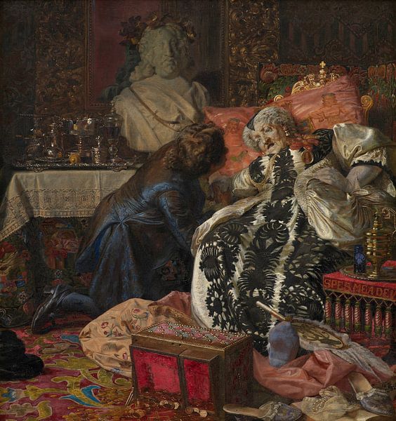 The Death of Queen Sophie Amalie, Kristian Zahrtmann by Masterful Masters