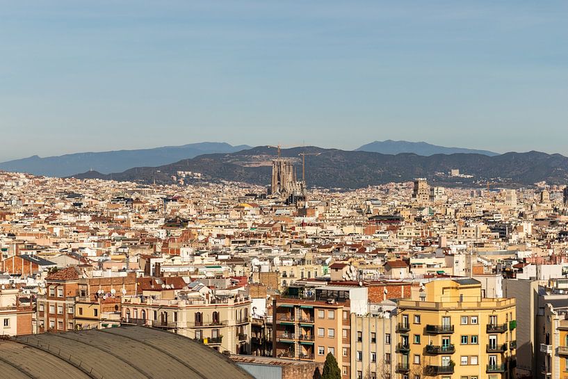 Overzicht Barcelona van thomaswphotography