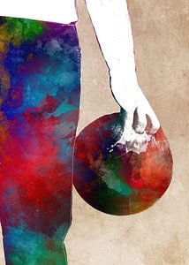 Bowling sport art #bowling #sport by JBJart Justyna Jaszke