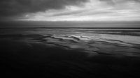 Auf Vlieland hat das Licht Schwierigkeiten, die Landschaft zu färben, es wird stark regnen.