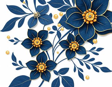Sapphire Bloom by Artistic