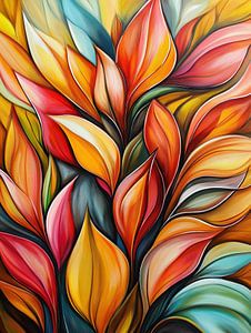 Bunte Flora
