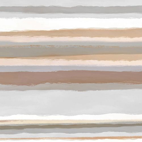 Stroken 5 | Grijs & Stempel; Neutrale Pastels